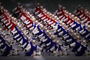 Pyeongchang 2018 Winter Olympics – Opening Ceremony – Pyeongchang Olympic Stadium- Pyeongchang, South Korea – February 9, 2018 - Performers during the opening ceremony.