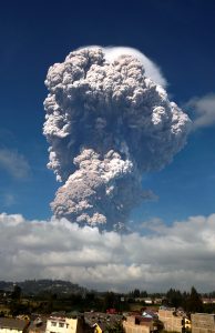 Ash from Mount Sinabung volcano rises to an approximate height of 5,000 meters during an eruption in Karo, North Sumatra, Indonesia February 19, 2018 in this photo taken by Antara Foto. Antara Foto/Maz Yons/ via REUTERS