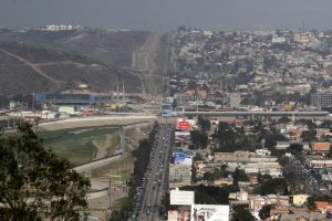 A general view shows San Diego, U.S. and Tijuana, Mexico (R) in this picture taken from the Mexican side of the border in Tijuana, Mexico 4, 2018. REUTERS/Jorge Duenes