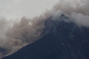 Fuego volcano is seen after a violent eruption, in San Juan Alotenango, Guatemala June 3, 2018. REUTERS/Luis Echeverria