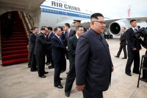 North Korean leader Kim Jong Un arrives in Singapore, June 10, 2018 in this picture obtained from social media. Singapore's Ministry of Communications and Information via REUTERS
