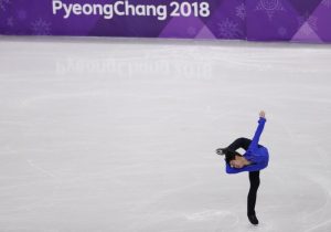 Figure Skating – Pyeongchang 2018 Winter Olympics – Men Single Skating short program competition – Gangneung Ice Arena - Gangneung, South Korea – February 16, 2018 - Denis Ten of Kazakhstan performs. REUTERS/Damir Sagolj - DEVEE2G04HXVK