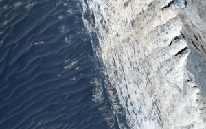 A view of Ophir Chasma on the northern portion of the vast Mars canyon system, Vallles Marineris, taken by NASA's Mars Reconnaissance Orbiter. REUTERS/NASA/JPL/University of Arizona