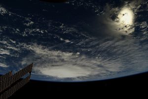 A photo taken from the International Space Station by astronaut Ricky Arnold shows Hurricane Florence over the Atlantic Ocean in the early morning hours of September 6, 2018. Courtesy @astro_ricky/NASA/Handout via REUTERS